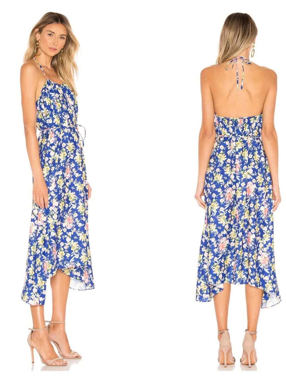 Brand New-Women’s Tularosa Ginny Halter High-Low Midi Dress